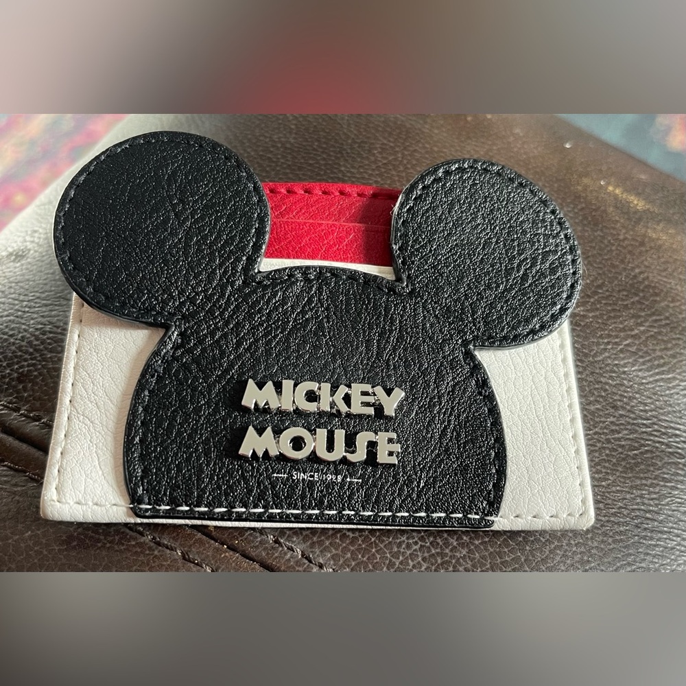 Disney Mickey Mouse Ears~ Card Holder Wallet ID Holder